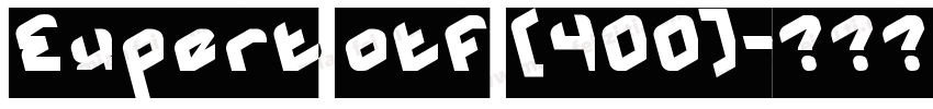 Expert otf (400)字体转换